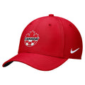 Canada Soccer FIFA Nike Men Red Rise Swoosh Flex Hat product image 1, provided for visual reference and product detail review