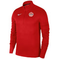 Canada Soccer FIFA Nike Men Red 1/4 Zip Pacer Long-sleeve Shirt product image 1, provided for visual reference and product