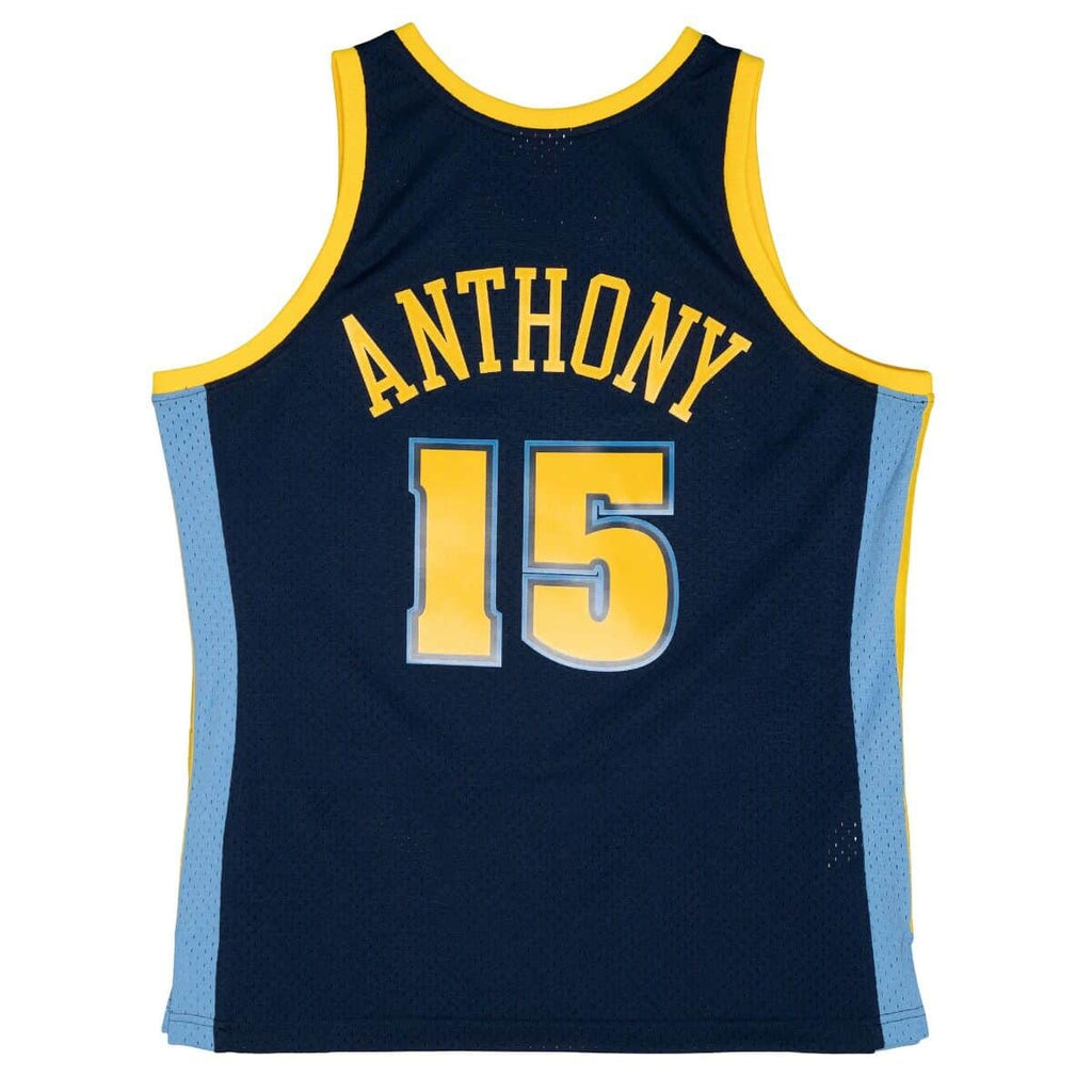 Carmelo Anthony Denver Nuggets NBA Mitchell & Ness Men Navy 2006-07 Hardwood Classics Swingman Jersey product image 1,