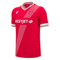 Cavalry FC CPL Macron Men Red 2025/26 Primary Match Jersey product image 1, provided for visual reference and product detail