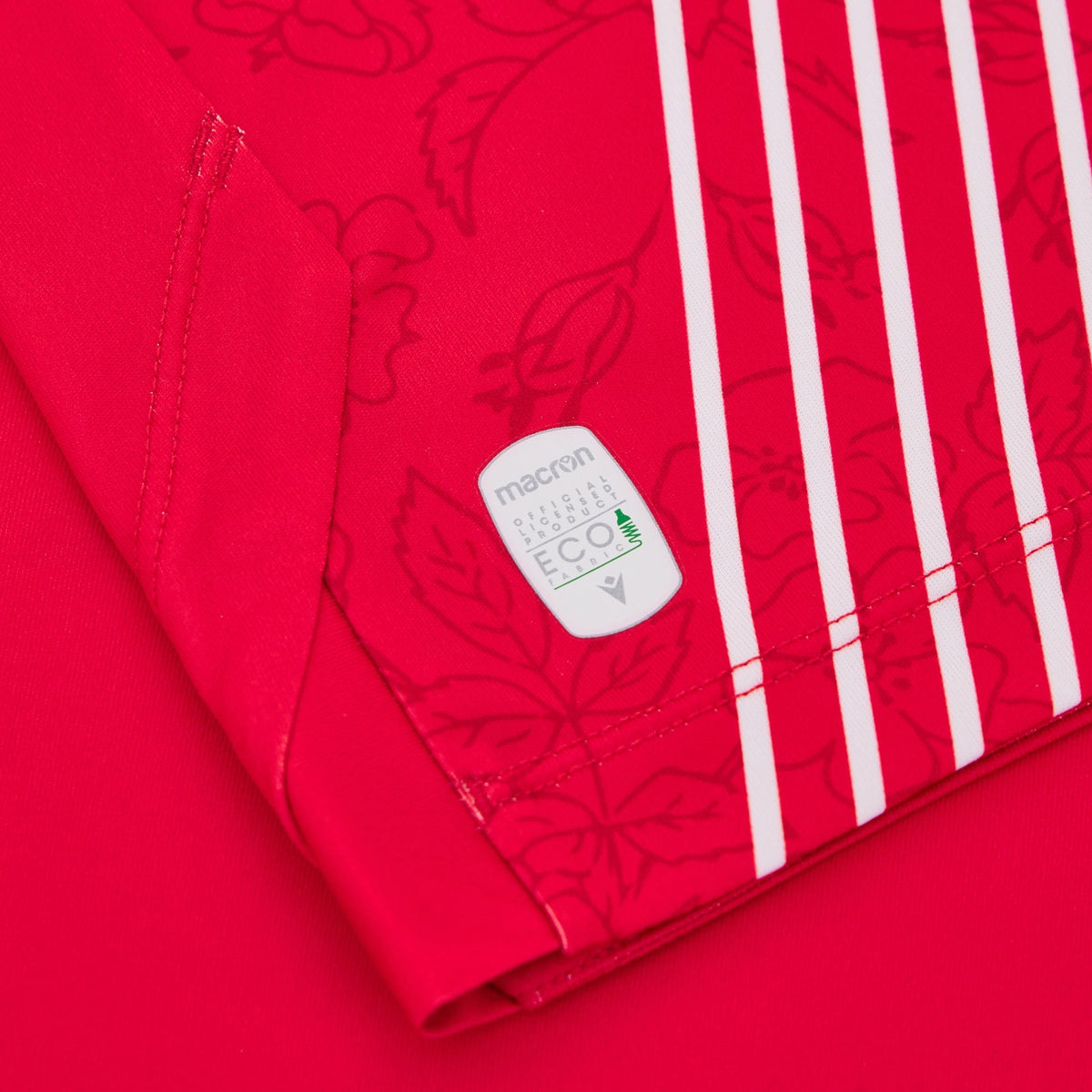 Cavalry FC CPL Macron Men Red 2025/26 Primary Match Jersey product image 6, provided for visual reference and product detail