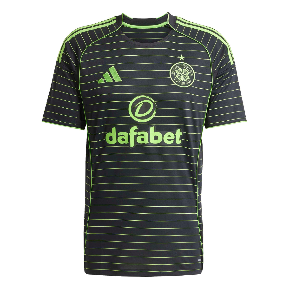 Celtic FC SPFL Adidas Men Black 2025/26 Away Replica Jersey product image 1, provided for visual reference and product