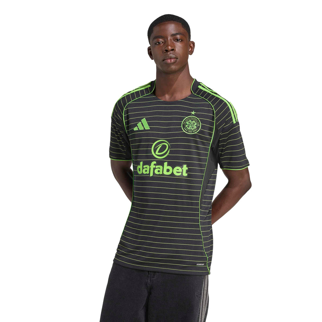 Celtic FC SPFL Adidas Men Black 2025/26 Away Replica Jersey product image 3, provided for visual reference and product