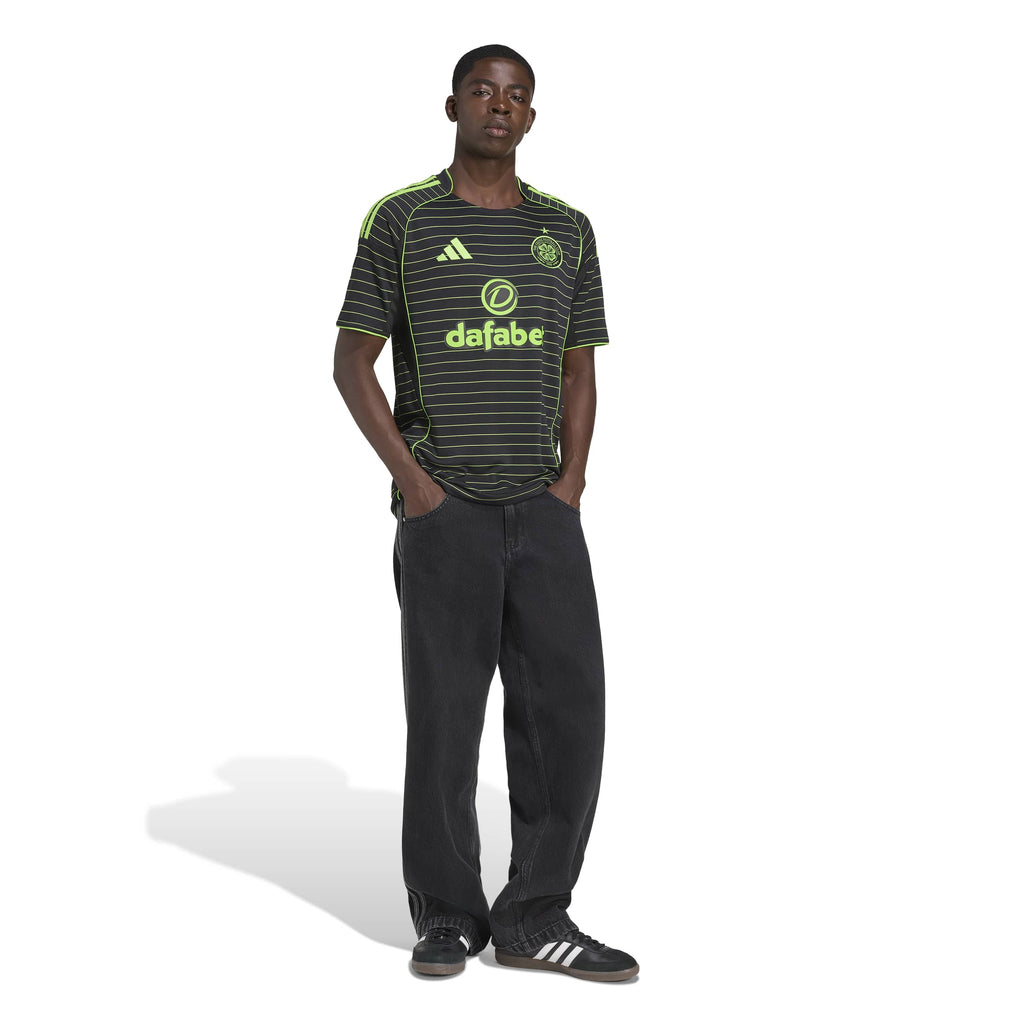 Celtic FC SPFL Adidas Men Black 2025/26 Away Replica Jersey product image 5, provided for visual reference and product