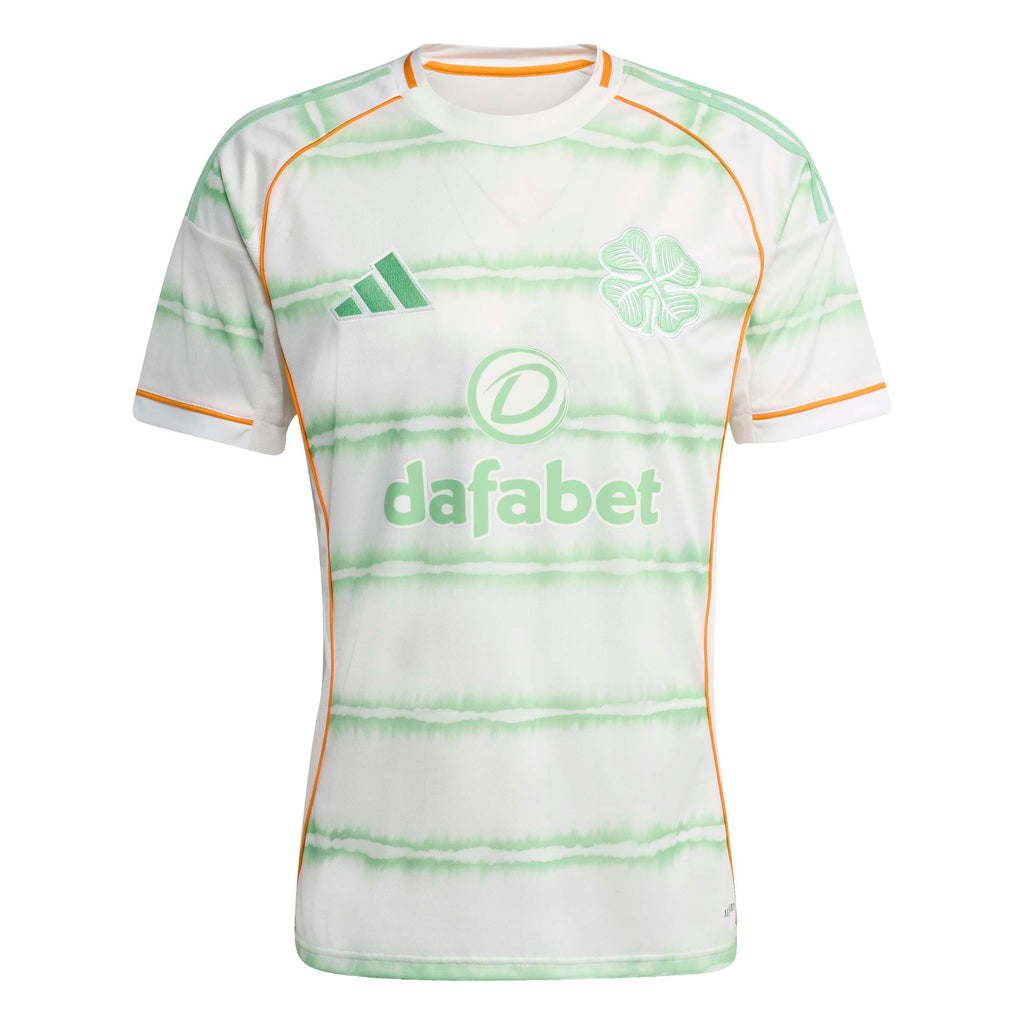 Celtic FC SPFL Adidas Men White 2025/26 Third Replica Jersey product image 1, provided for visual reference and product
