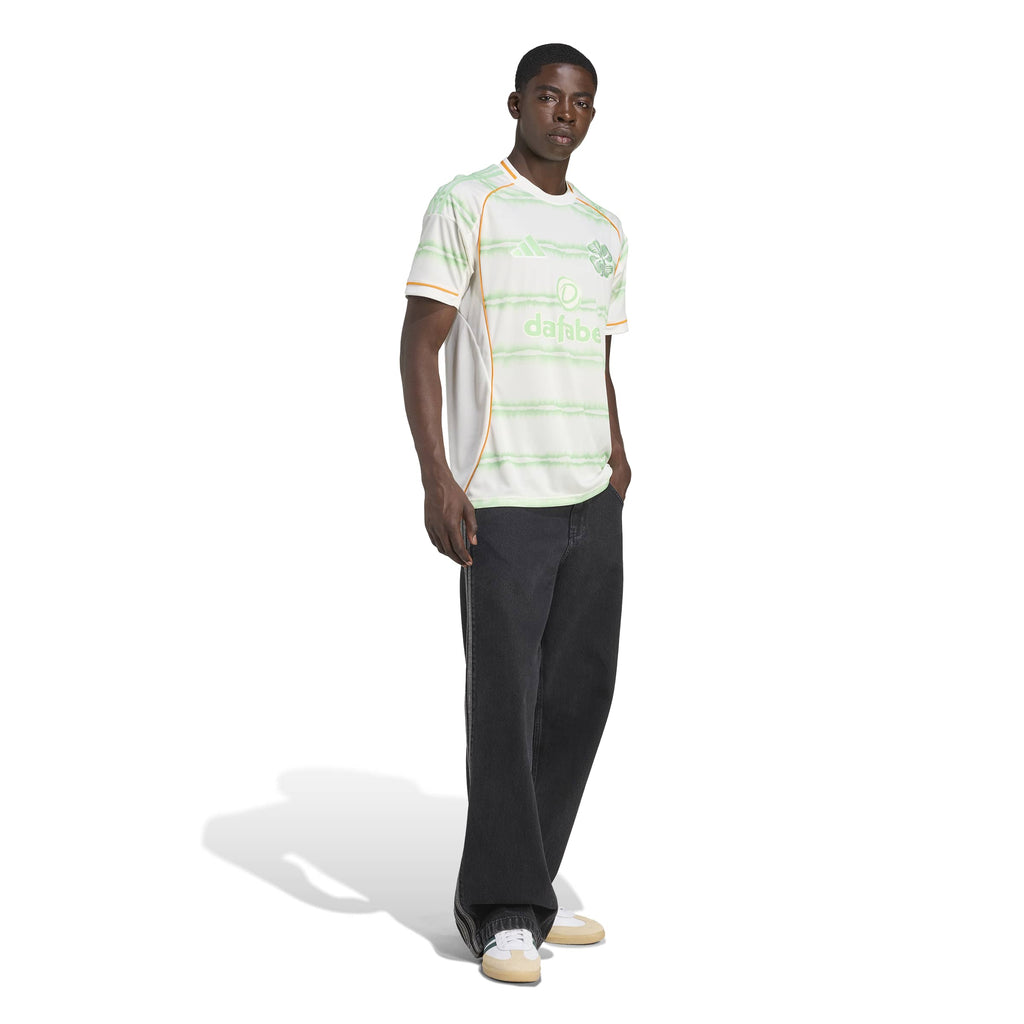 Celtic FC SPFL Adidas Men White 2025/26 Third Replica Jersey product image 5, provided for visual reference and product