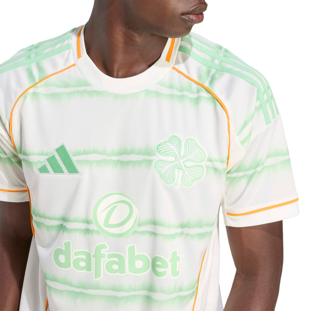 Celtic FC SPFL Adidas Men White 2025/26 Third Replica Jersey product image 6, provided for visual reference and product