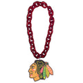 Chicago Blackhawks NHL FanFave FanChain Red Chain Necklace product image 1, provided for visual reference and product detail