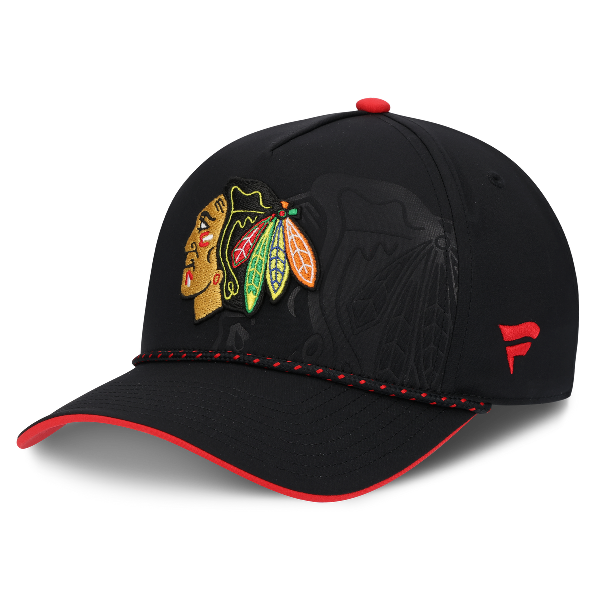 Chicago Blackhawks NHL Fanatics Branded Men Black 2026 Draft Authentic Pro A-Frame Adjustable Hat product image 1, provided