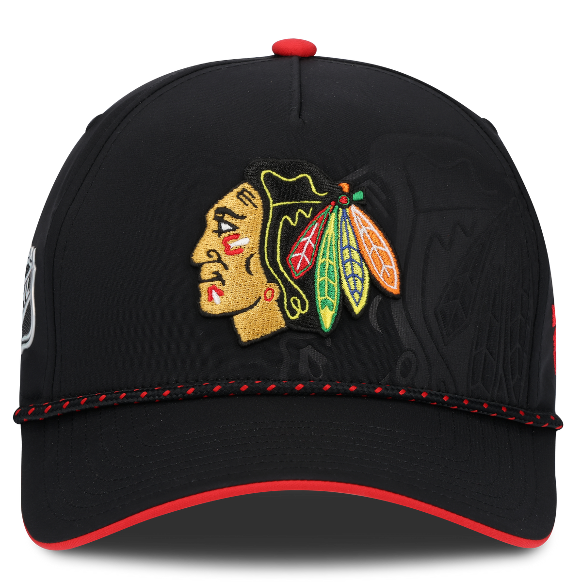 Chicago Blackhawks NHL Fanatics Branded Men Black 2026 Draft Authentic Pro A-Frame Adjustable Hat product image 3, provided