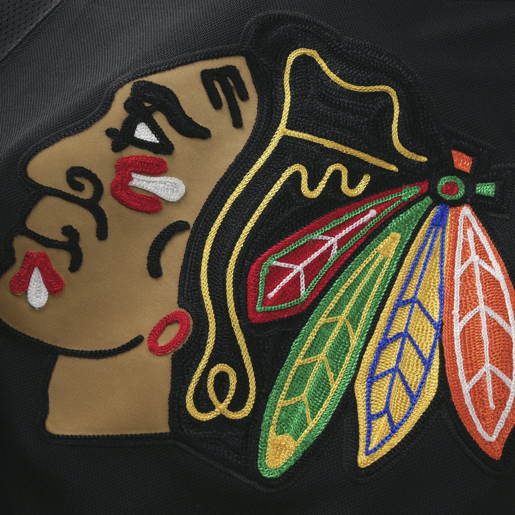Chicago Blackhawks NHL Fanatics Branded Men Black Alternate Premium Jersey product image 4, provided for visual reference