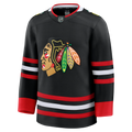 Chicago Blackhawks NHL Fanatics Branded Men Black Alternate Premium Jersey product image 1, provided for visual reference