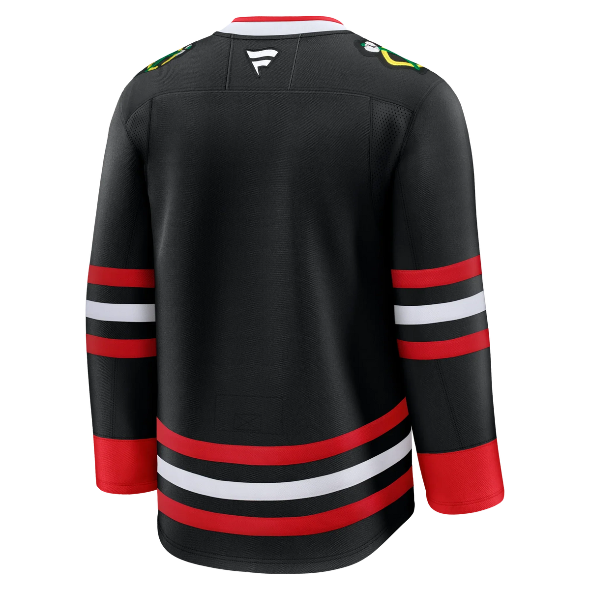 Chicago Blackhawks NHL Fanatics Branded Men Black Alternate Premium Jersey product image 2, provided for visual reference