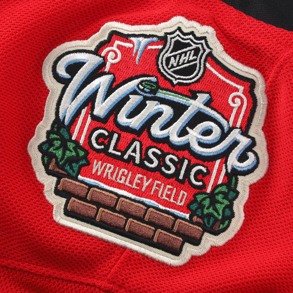 Chicago Blackhawks NHL Fanatics Branded Men Red 2025 Winter Classic Premium Jersey product image 7, provided for visual