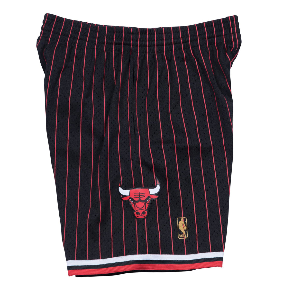 Chicago Bulls NBA Mitchell & Ness Men Black 1996-97 Alternate Hardwood Classics Swingman Shorts product image 3, provided