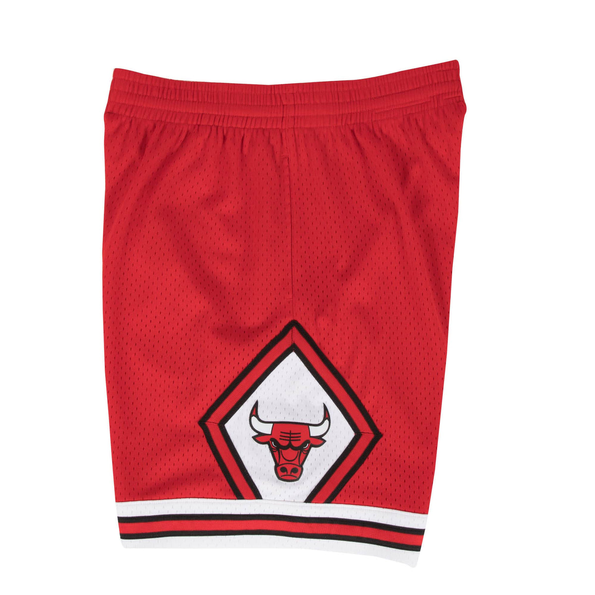 Chicago Bulls NBA Mitchell & Ness Men Red 1997-98 Hardwood Classics Swingman Shorts product image 3, provided for visual