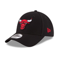 Chicago Bulls NBA New Era Men Black 9Forty The League Adjustable Hat product image 1, provided for visual reference and