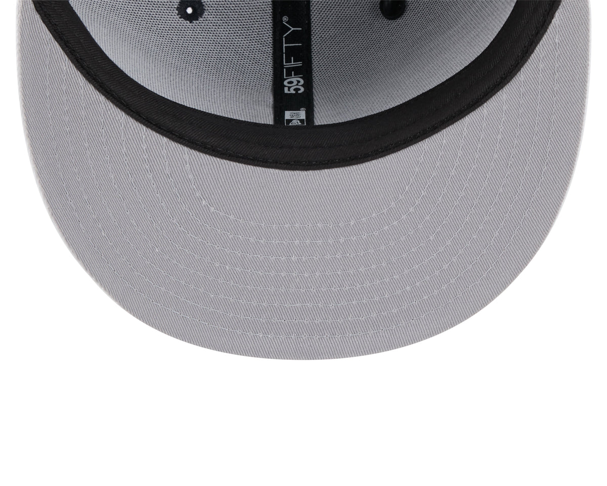 Chicago Cubs MLB New Era Men Navy 59Fifty Two Tone Pinstripe Fitted Hat product image 7, provided for visual reference and