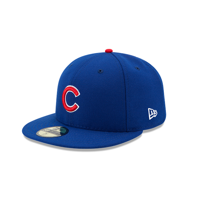 Chicago Cubs MLB New Era Youth Royal 59Fifty Authentic Collection Fitted Hat product image 1, provided for visual reference