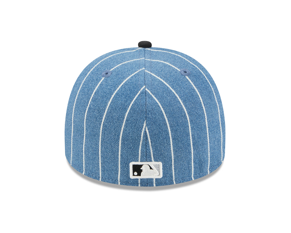 Chicago White Sox MLB New Era Men Light Blue/Black 59Fifty A-Frame Parallel Fitted Hat product image 2, provided for visual