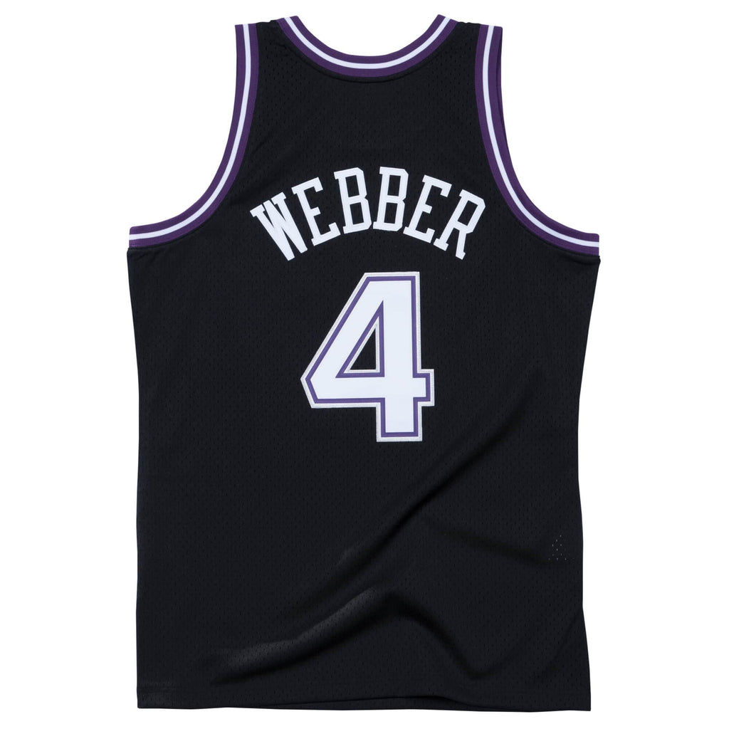 Chris Webber Sacramento Kings NBA Mitchell & Ness Men Black 2000-01 Hardwood Classics Swingman Jersey product image 1,