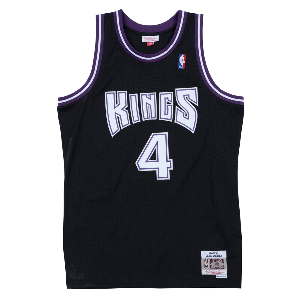 Chris Webber Sacramento Kings NBA Mitchell & Ness Men Black 2000-01 Hardwood Classics Swingman Jersey product image 2,