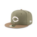 Cincinnati Reds MLB New Era Men Olive 59Fifty Authentic Collection Alternate 2 Fitted Hat product image 1, provided for