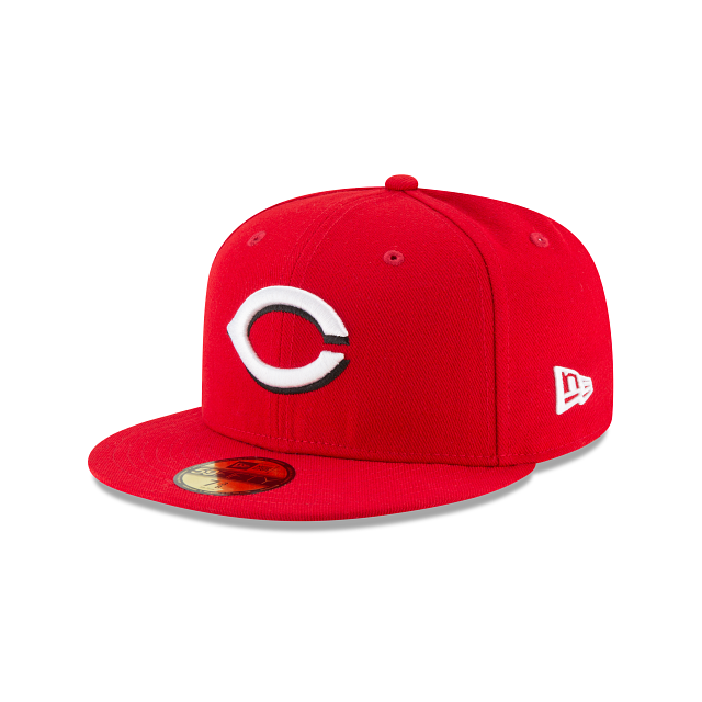 Cincinnati Reds MLB New Era Men Red 59Fifty Authentic Collection Home 2017 Fitted Hat product image 1, provided for visual