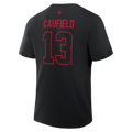 Cole Caufield Montreal Canadiens NHL Fanatics Branded Men Black Authentic T-Shirt product image 1, provided for visual