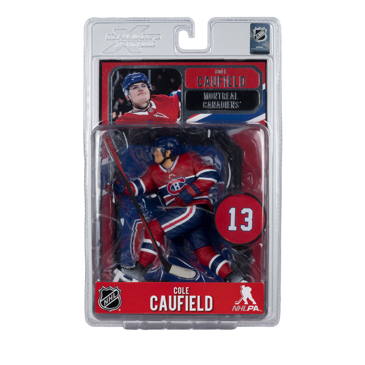 Cole Caufield Montreal Canadiens NHL McFarlane Toys Home Uniform Legacy Series 7" Action Figure product image 7, provided