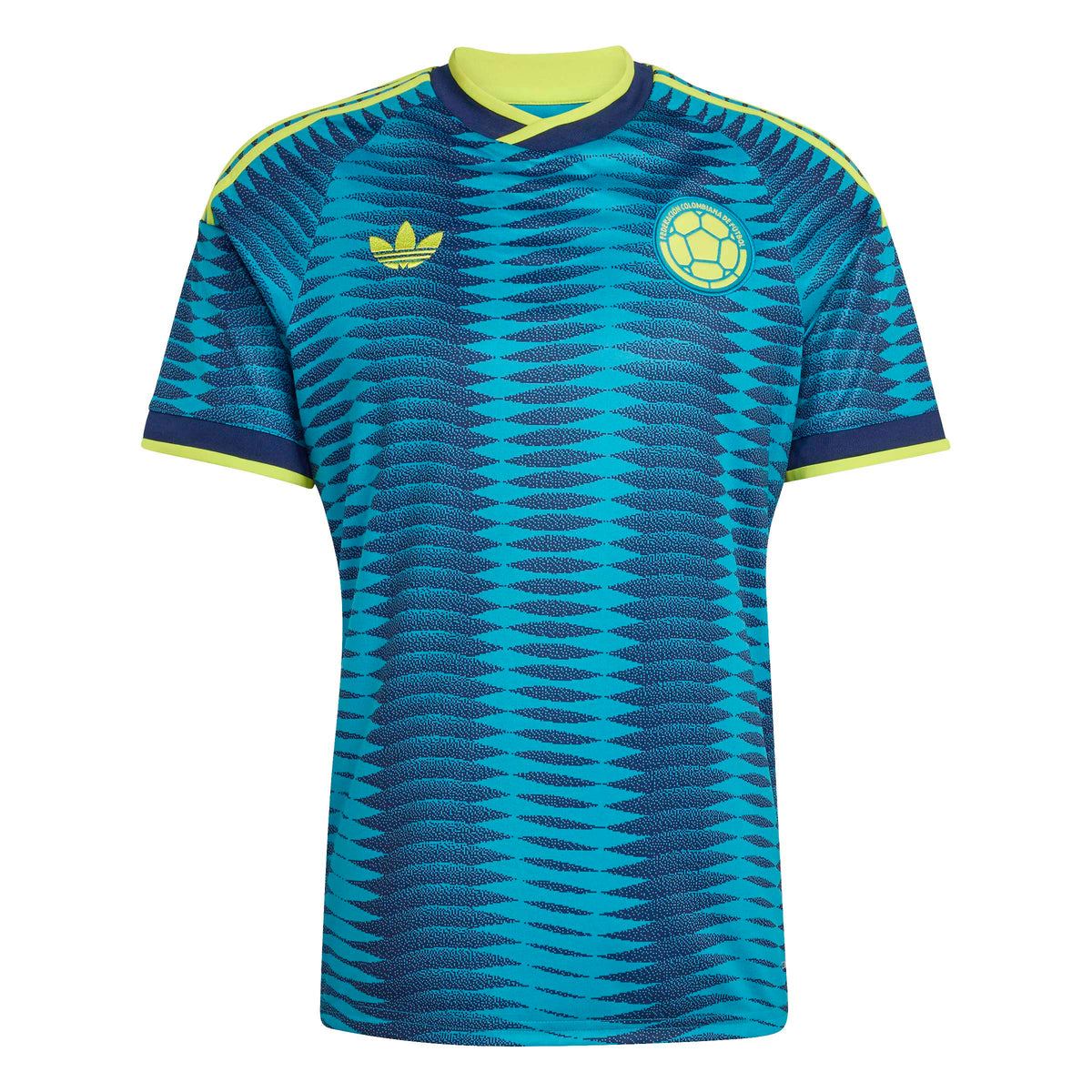 Colombia National Team FIFA Adidas Men Blue 2026 Replica Away Jersey product image 1, provided for visual reference and
