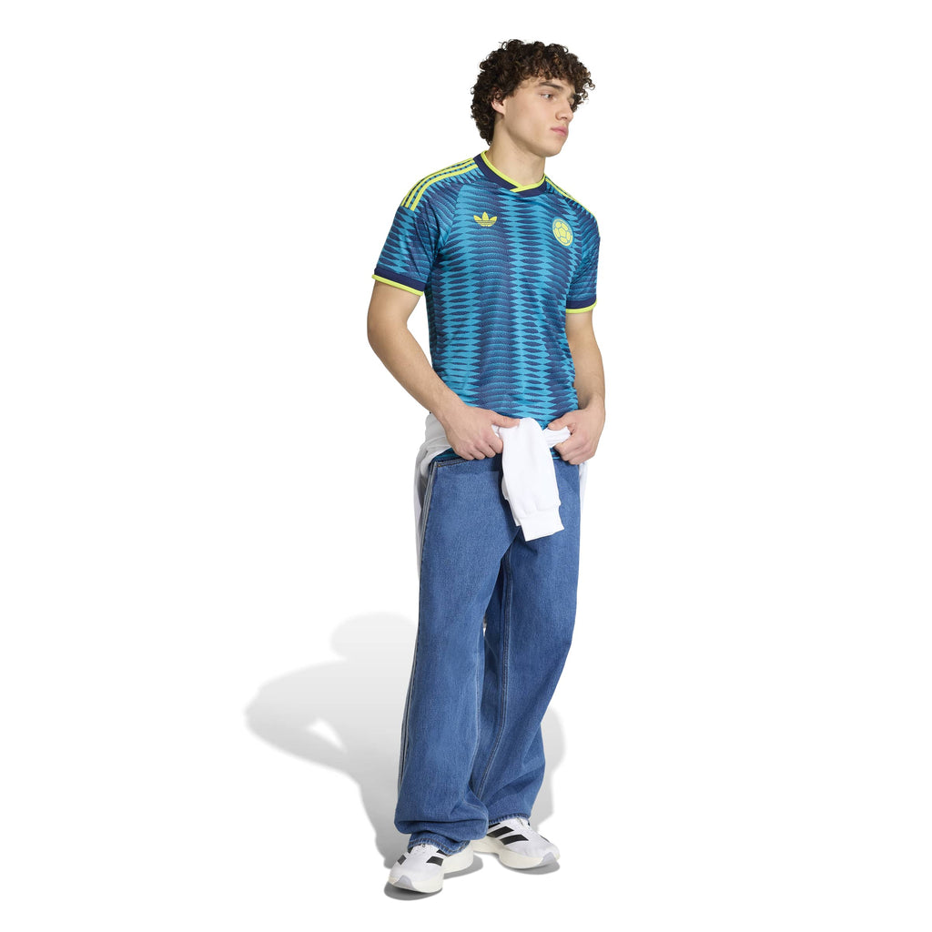 Colombia National Team FIFA Adidas Men Blue 2026 Replica Away Jersey product image 4, provided for visual reference and