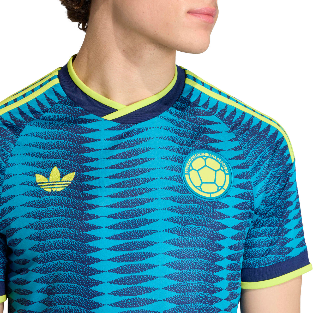 Colombia National Team FIFA Adidas Men Blue 2026 Replica Away Jersey product image 5, provided for visual reference and