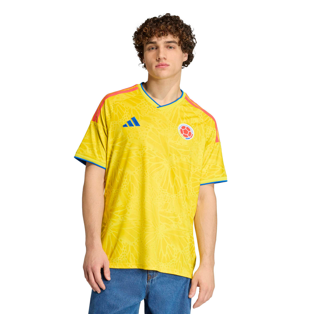 Colombia National Team FIFA Adidas Men Yellow 2026 Replica Home Jersey product image 3, provided for visual reference and
