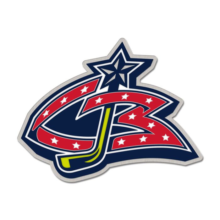 Columbus Blue Jackets NHL WinCraft Retro Collector Enamel Pin product image 1, provided for visual reference and product
