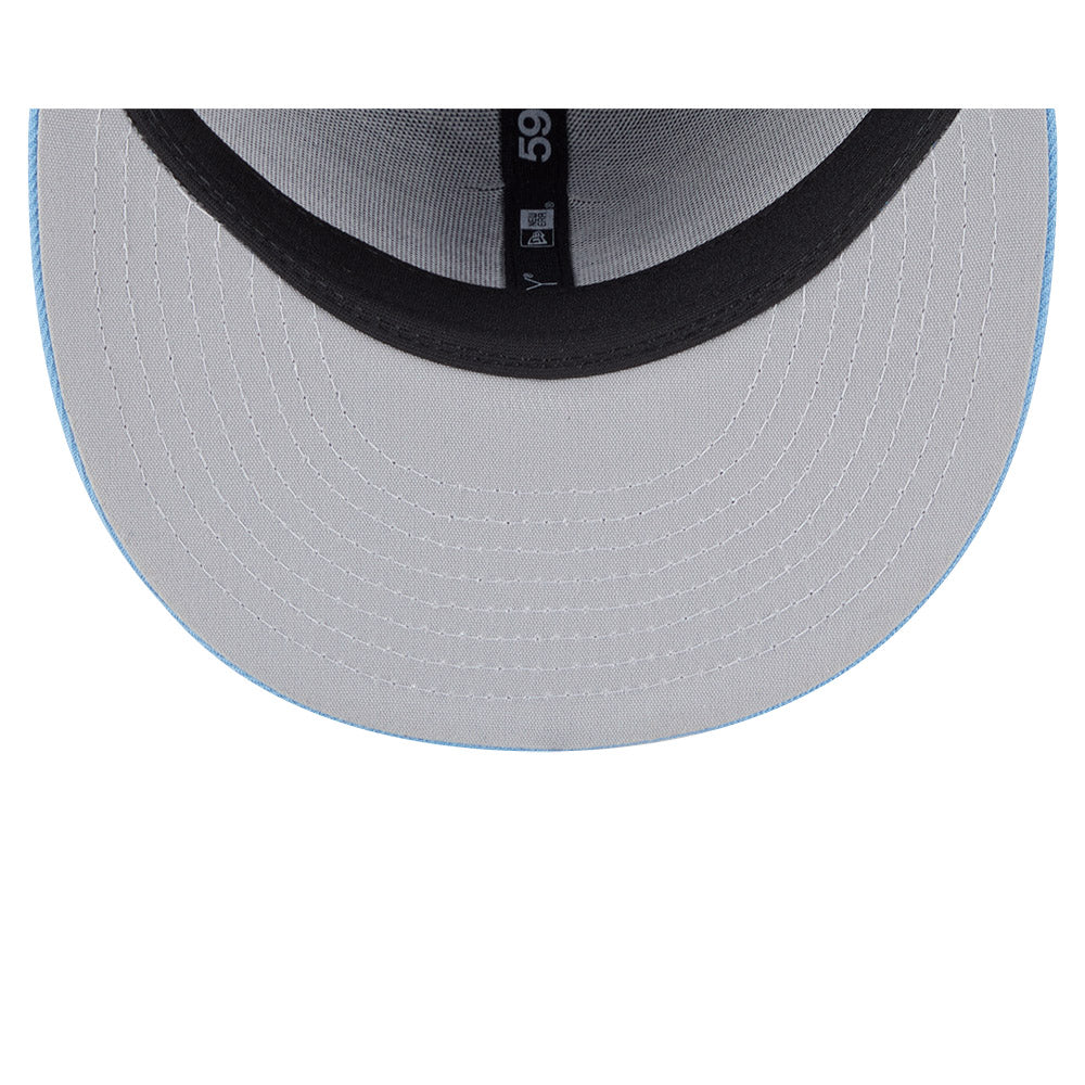 Columbus Clippers MiLB New Era Men Black/Light Blue 59Fifty Alternate Authentic Collection Fitted Hat product image 7,