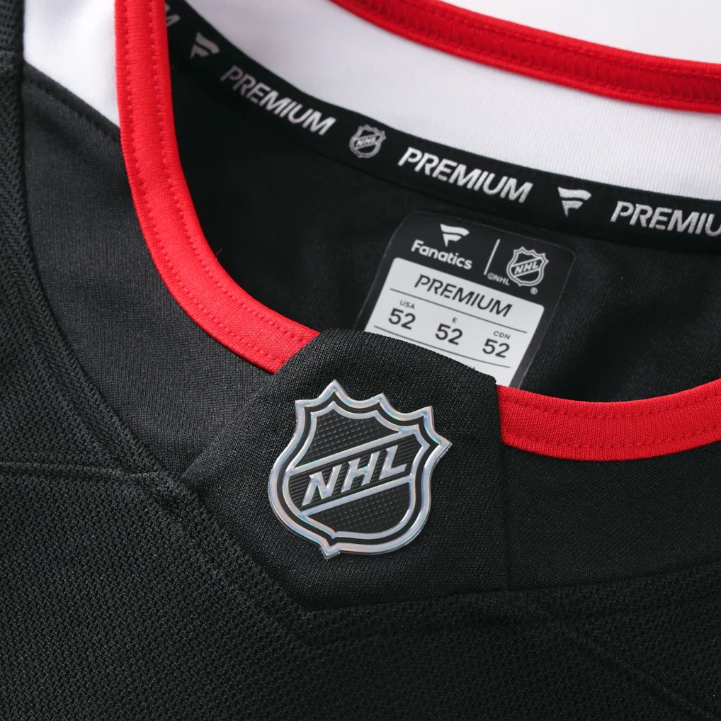 Connor Bedard Chicago Blackhawks NHL Fanatics Branded Men Black Alternate Premium Pro-Stitched Jersey product image 4,