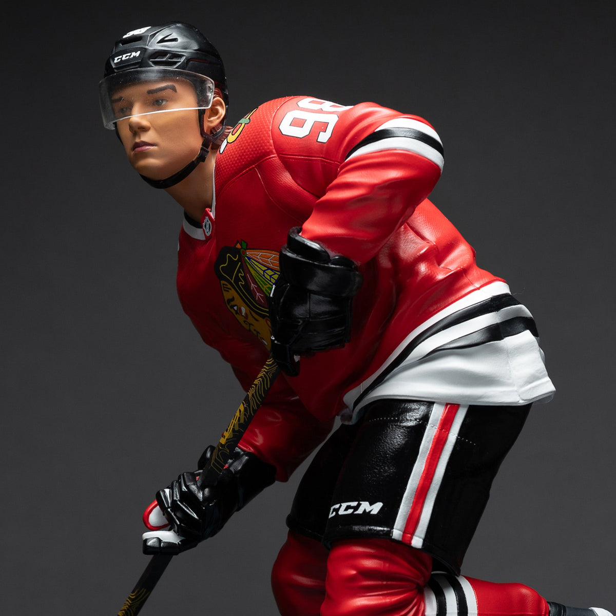 Connor Bedard Chicago Blackhawks NHL McFarlane Toys 1:6th Scale Resin Statue product image 7, provided for visual reference