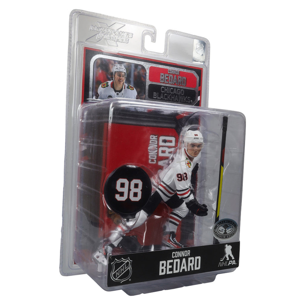 Connor Bedard Chicago Blackhawks NHL McFarlane Toys Away Uniform Legacy Series 7" Action Figure product image 9, provided