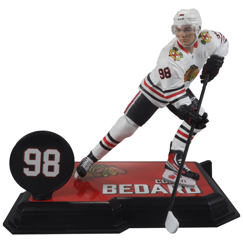 Connor Bedard Chicago Blackhawks NHL McFarlane Toys Away Uniform Legacy Series 7" Action Figure product image 2, provided