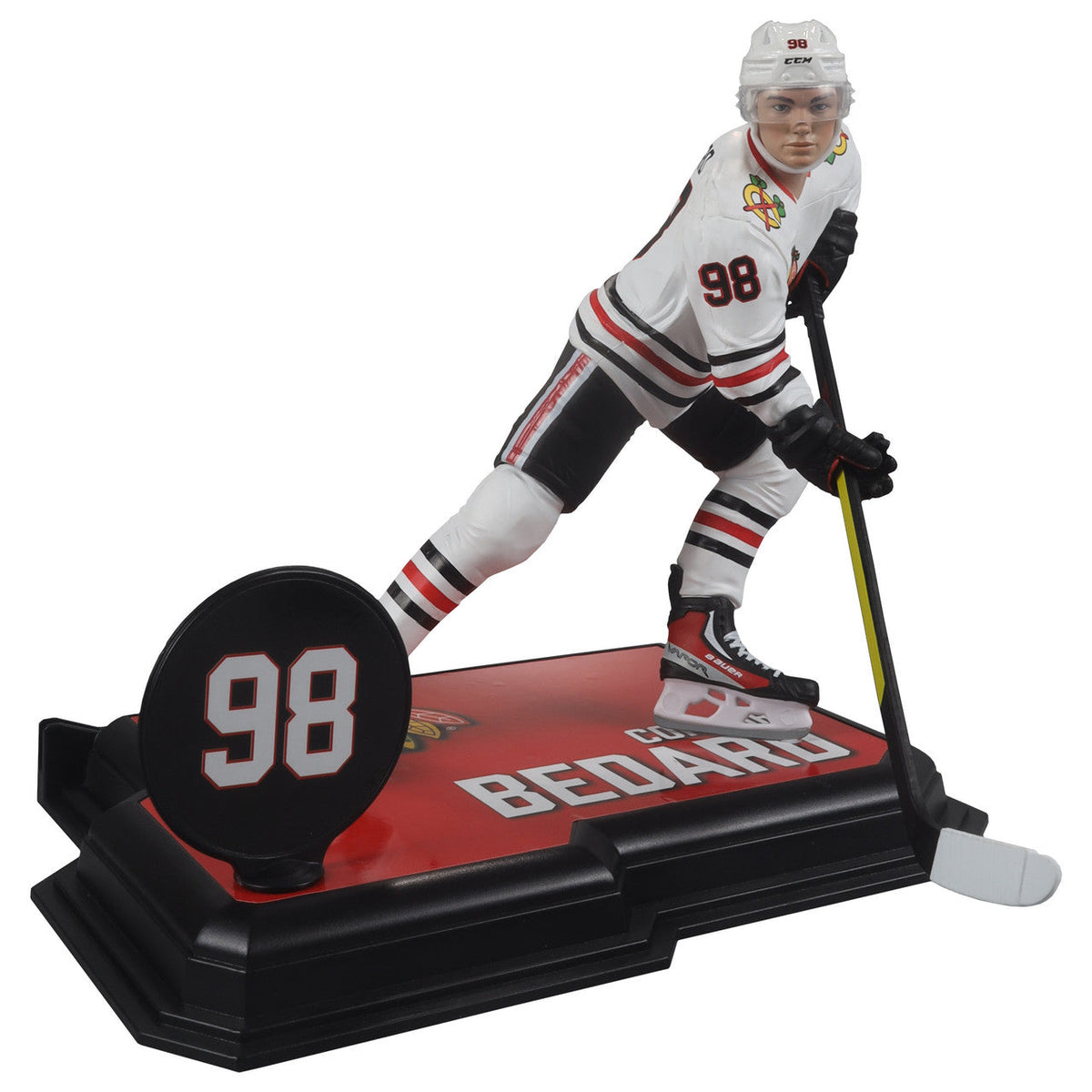 Connor Bedard Chicago Blackhawks NHL McFarlane Toys Away Uniform Legacy Series 7" Action Figure product image 3, provided