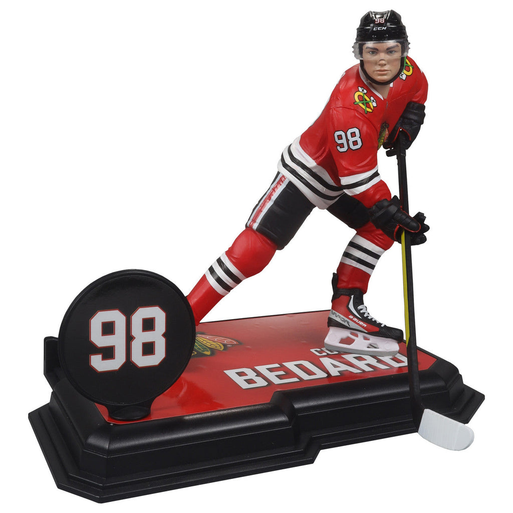 Connor Bedard Chicago Blackhawks NHL McFarlane Toys Home Uniform Legacy Series 7" Action Figure product image 3, provided