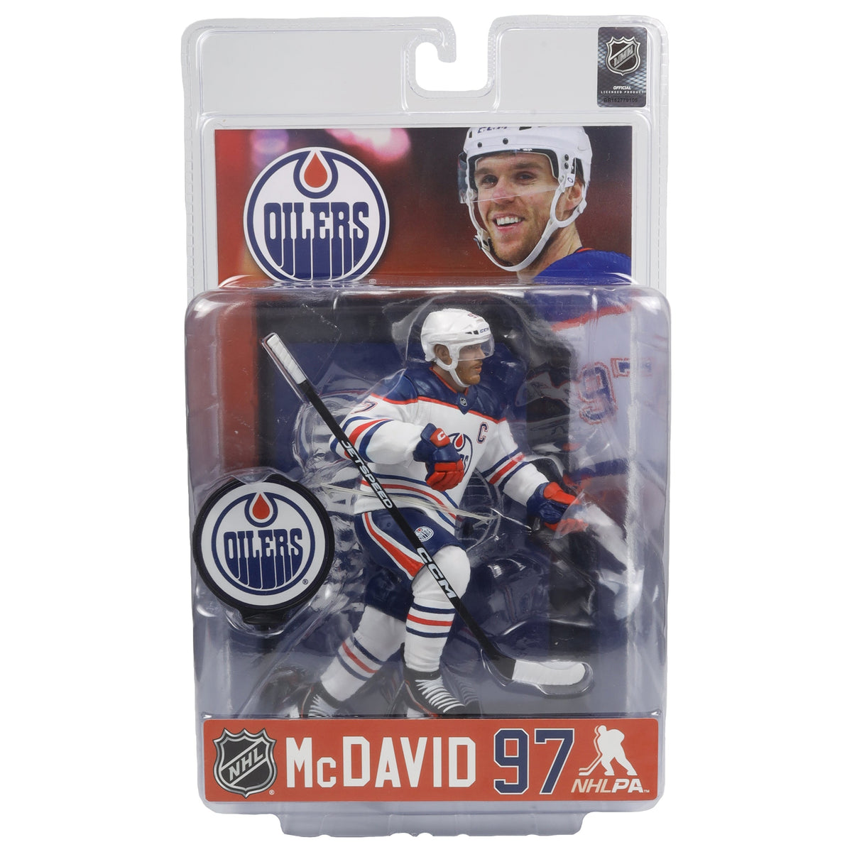 Connor McDavid Edmonton Oilers NHL McFarlane Toys Away Uniform Legacy Series 7" Action Figure product image 9, provided for