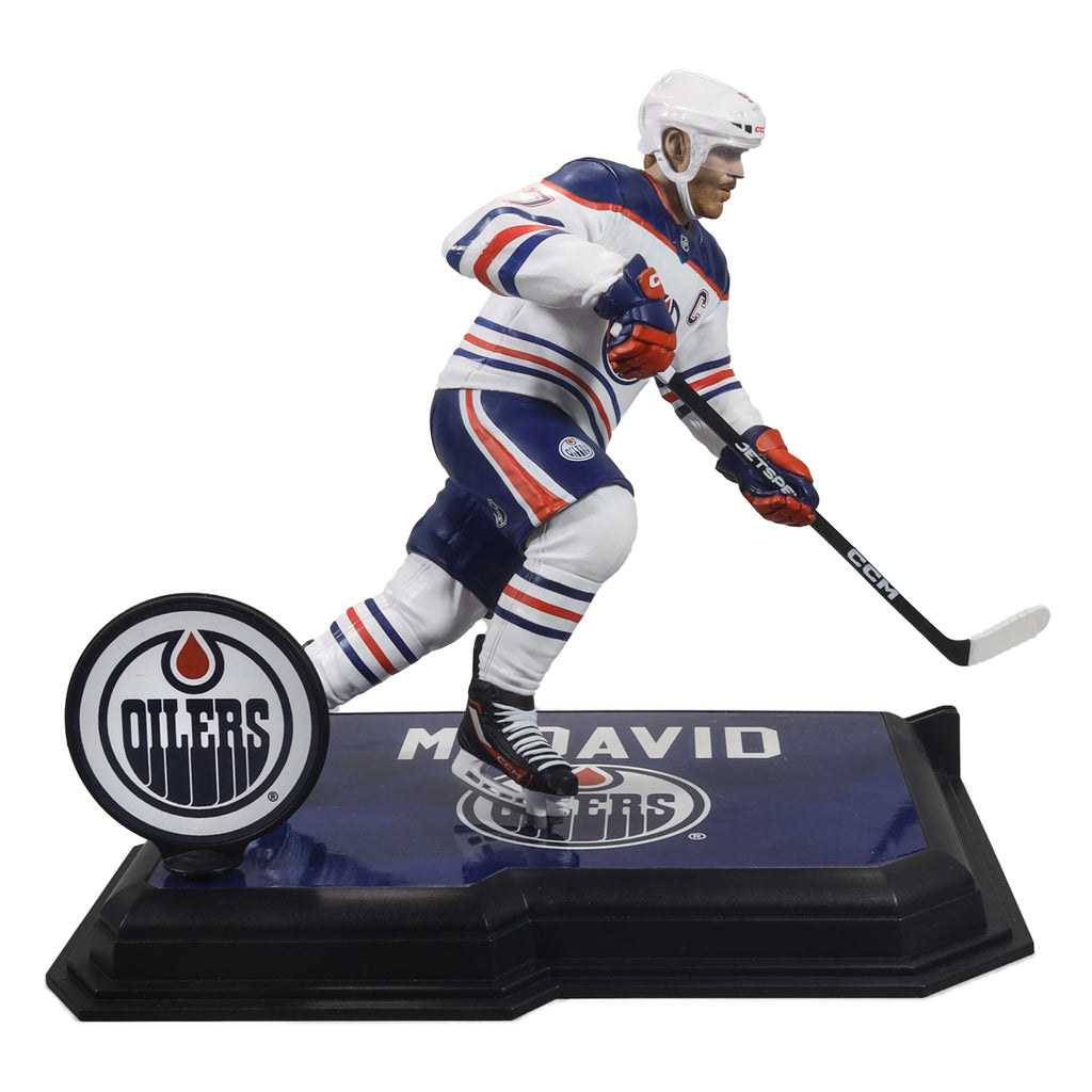 Connor McDavid Edmonton Oilers NHL McFarlane Toys Away Uniform Legacy Series 7" Action Figure product image 3, provided for