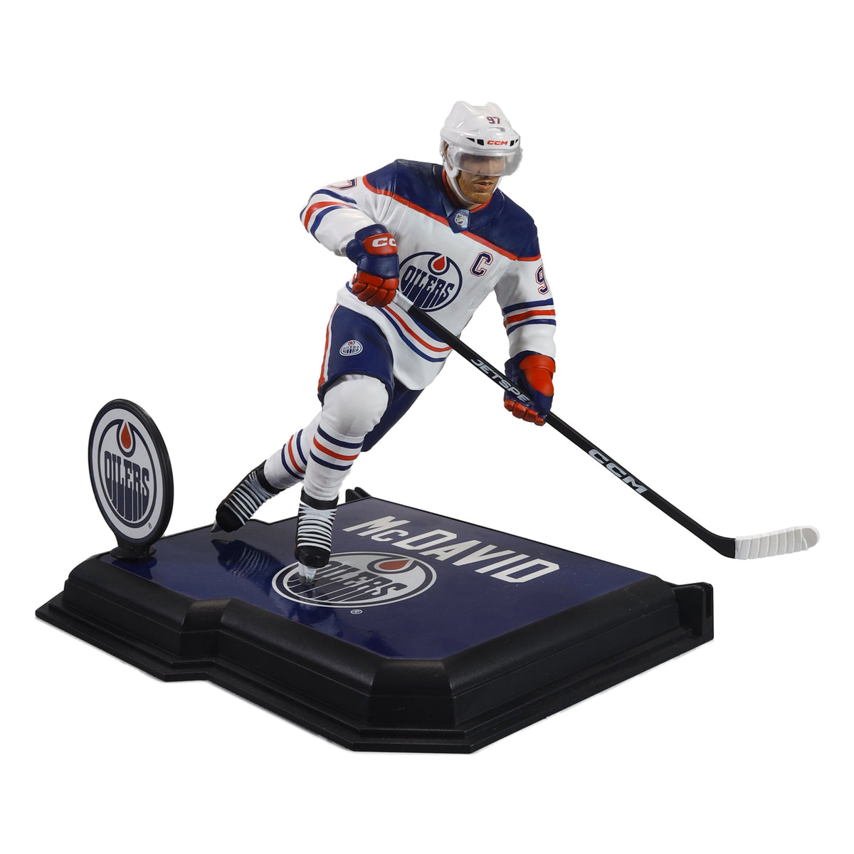 Connor McDavid Edmonton Oilers NHL McFarlane Toys Away Uniform Legacy Series 7" Action Figure product image 4, provided for