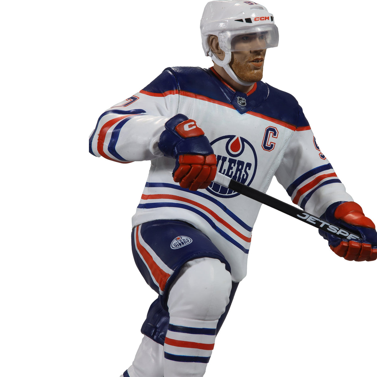 Connor McDavid Edmonton Oilers NHL McFarlane Toys Away Uniform Legacy Series 7" Action Figure product image 8, provided for