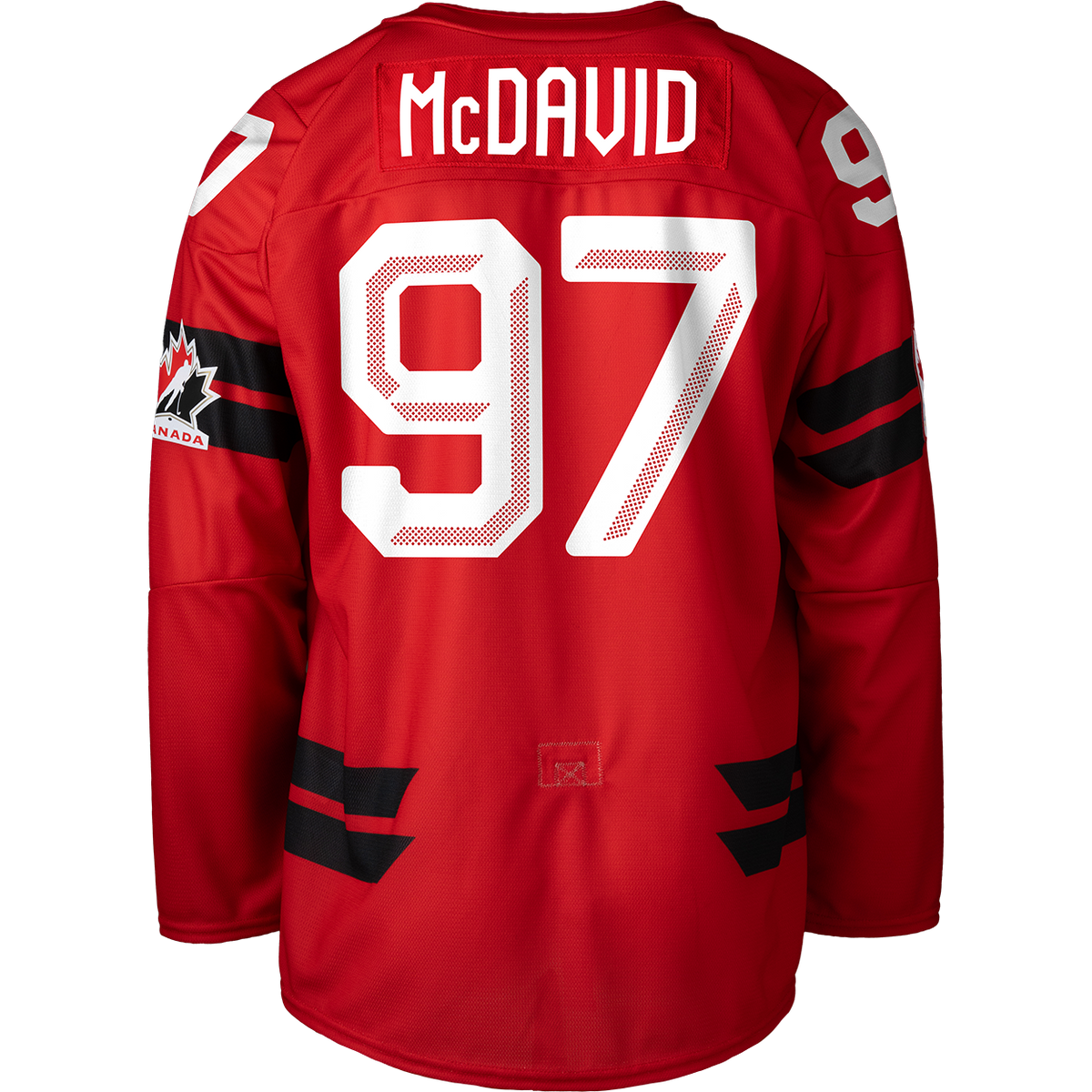Connor McDavid Hockey Canada IIHF Bauer Men Red 2026 Semi Pro Jersey product image 1, provided for visual reference and