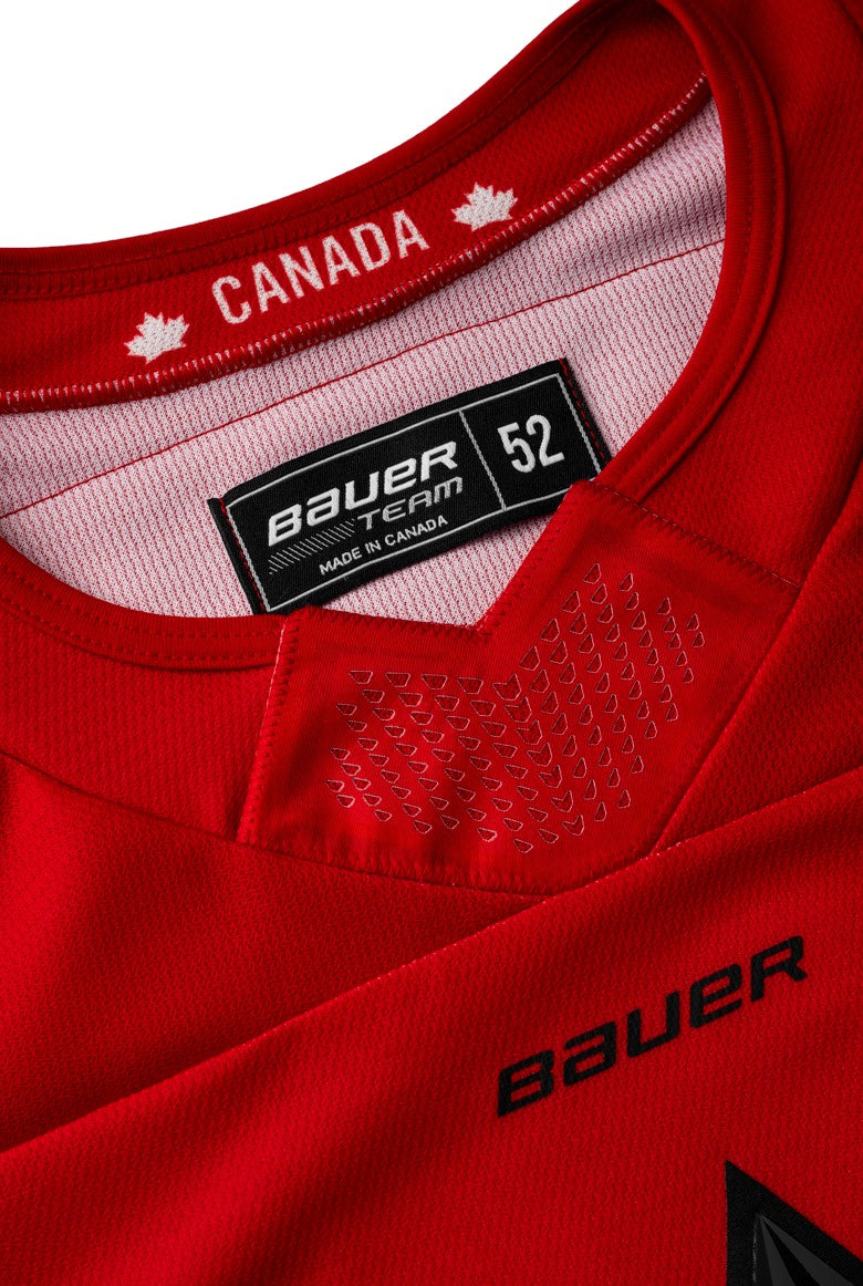 Connor McDavid Hockey Canada IIHF Bauer Men Red 2026 Semi Pro Jersey product image 5, provided for visual reference and