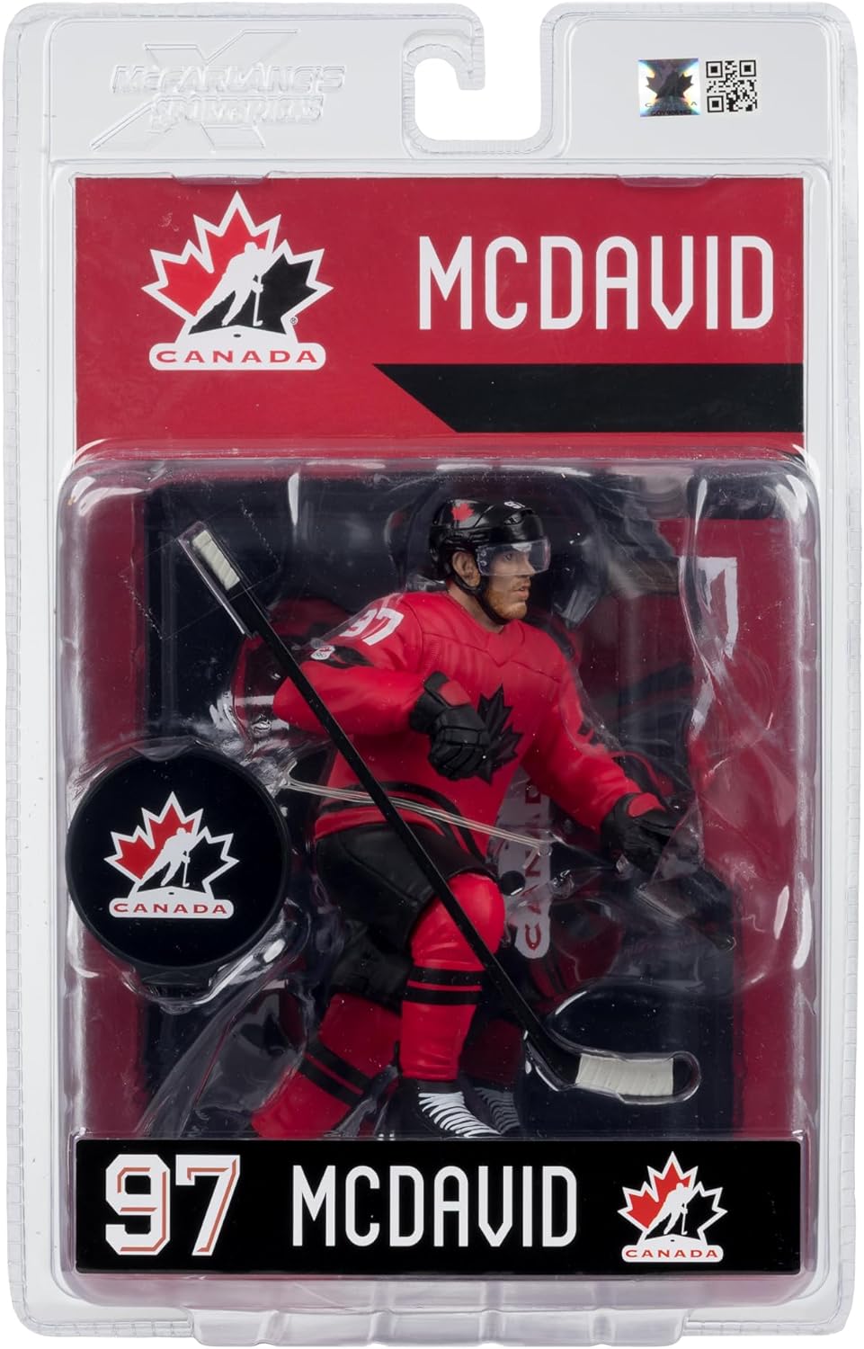 Connor McDavid Hockey Canada IIHF McFarlane Toys Olympics Legacy Series 7" Action Figure product image 7, provided for