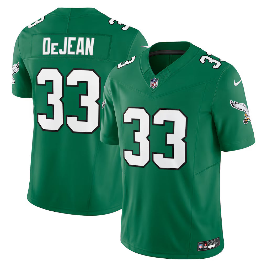 Cooper DeJean Philadelphia Eagles NFL Nike Men Kelly Green Vapor F.U.S.E. Limited Jersey product image 3, provided for